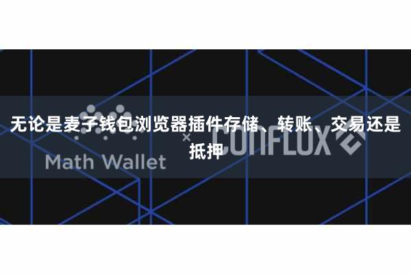 无论是麦子钱包浏览器插件存储、转账、交易还是抵押