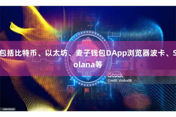 包括比特币、以太坊、麦子钱包DApp浏览器波卡、Solana等
